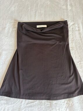 Susana Monaco Long Essential Tube Top Tunic Brown Size Medium Made in USA